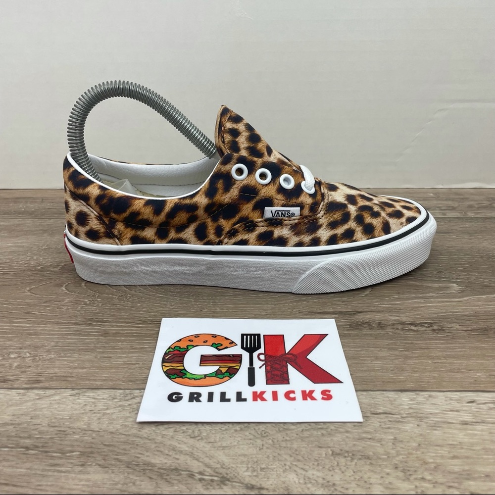 Women’s Vans Era Leopard/True White